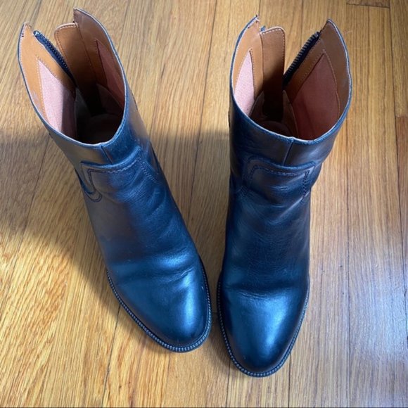 Franco Sarto Liliana Black Boots Size 7 - Picture 3 of 7